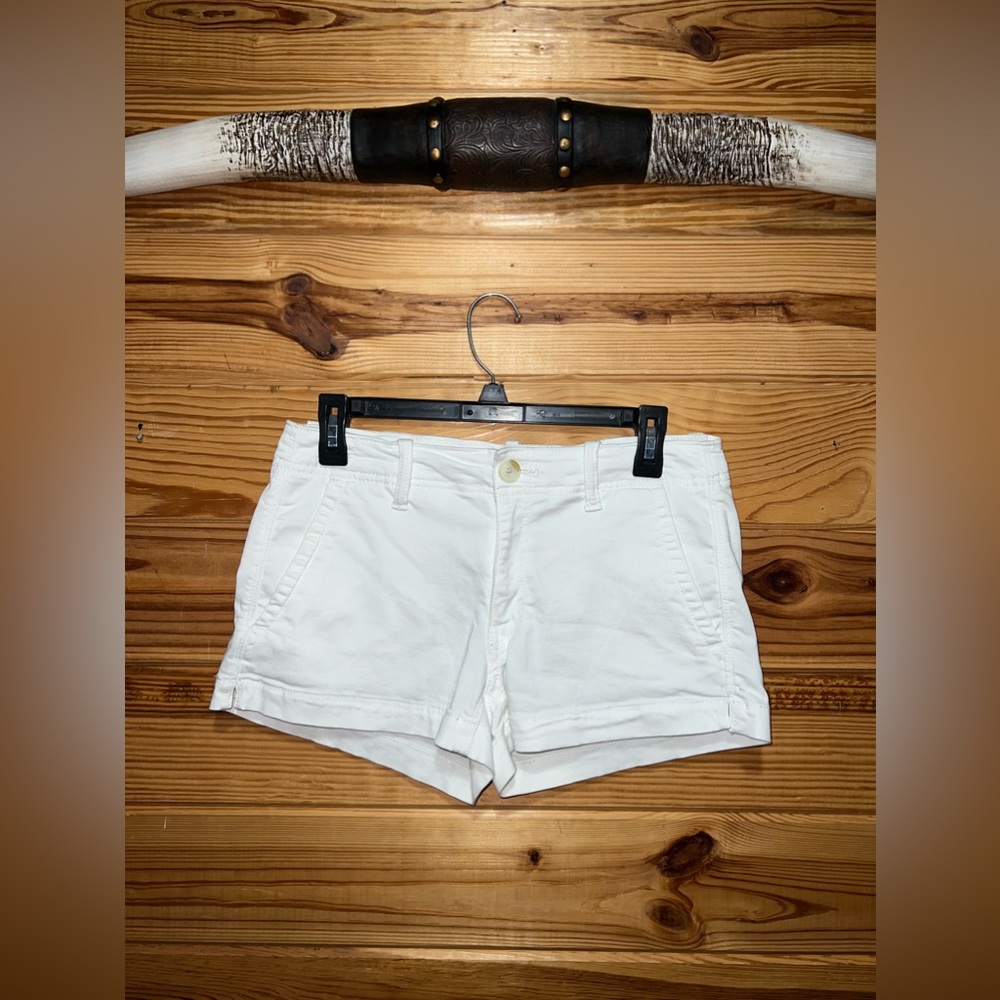 American Eagle Button Up Low-Rise Shorts